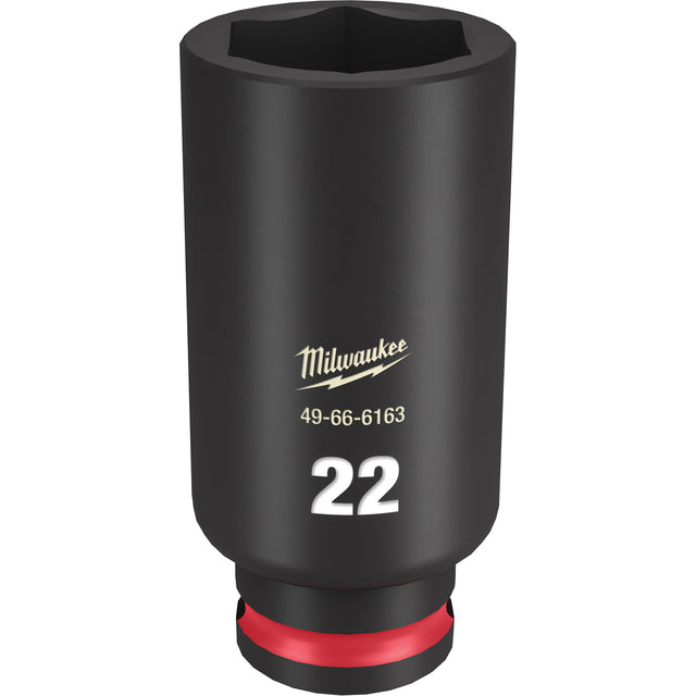Shockwave™ Impact Duty™ Socket, Power, 22 mm, 3/8" Drive, 6 Points, Deep