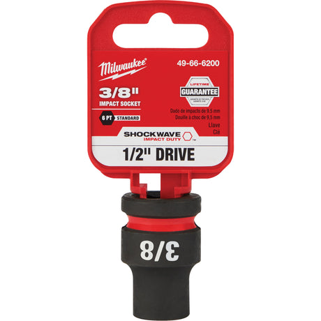 Shockwave™ Impact Duty™ Socket, Power, 3/8", 1/2" Drive, 6 Points