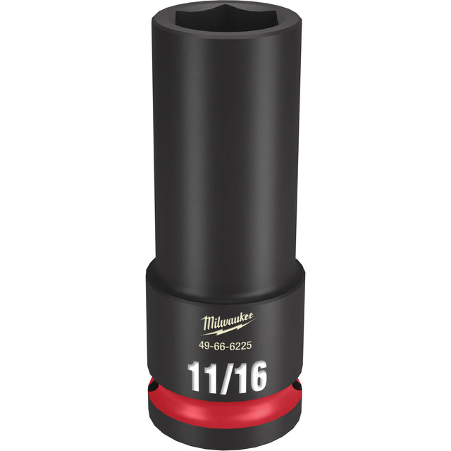 Shockwave™ Impact Duty™ Socket, Power, 11/16", 1/2" Drive, 6 Points, Deep