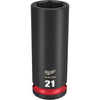 Shockwave™ Impact Duty™ Socket, Power, 21 mm, 1/2" Drive, 6 Points, Deep