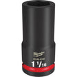 Shockwave™ Impact Duty™ Socket, Power, 1-1/16", 3/4" Drive, 6 Points, Deep