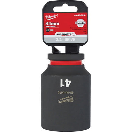 Shockwave™ Impact Duty™ Socket, Power, 41 mm, 3/4" Drive, 6 Points, Deep