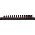 Shockwave™ Impact Duty™ Metric 6 Point Socket Set, 14 Pcs, Impact, 1/4" Drive Size