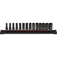 Shockwave™ Impact Duty™ Metric 6 Point Socket Set, 14 Pcs, Impact, 3/8" Drive Size, Deep