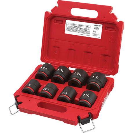 Shockwave™ Impact Duty™ SAE 6 Point Socket Set, 8 Pcs, Impact, 3/4" Drive Size