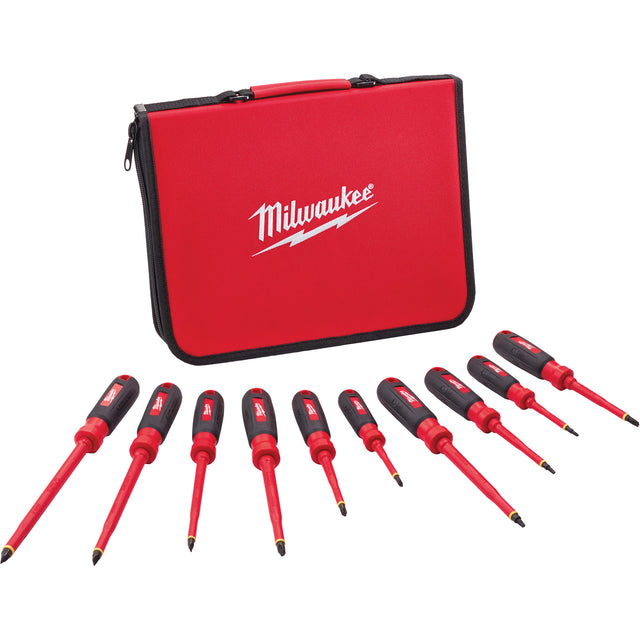 Insulated Screwdriver Set with EVA Foam Case, 10 Pcs.