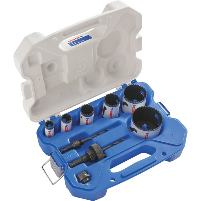 Plumber Bi-Metal Hole Saw Set, 9 Pieces