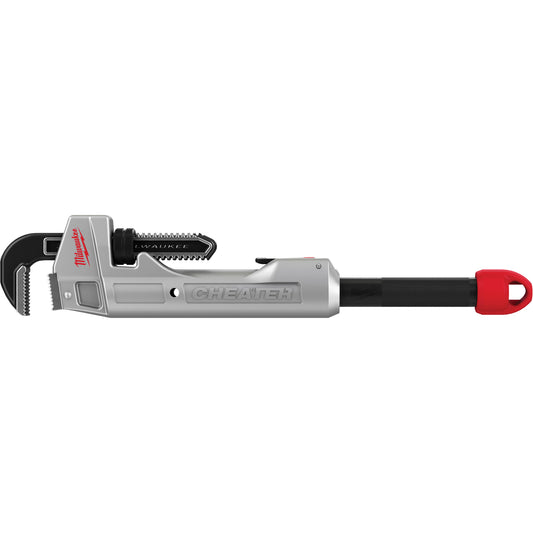 Cheater Adaptable Pipe Wrench, 2-1/2" Jaw Capacity, 18"/11"/24" Long