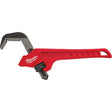 Steel Offset Hex Pipe Wrench, 2-5/8" Jaw Capacity, 10-1/2" Long, Powder Coated Finish, Ergonomic Handle