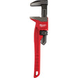 Smooth Jaw Pipe Wrench, 2-5/8" Jaw Capacity, 12" Long, Powder Coated Finish, Ergonomic Handle
