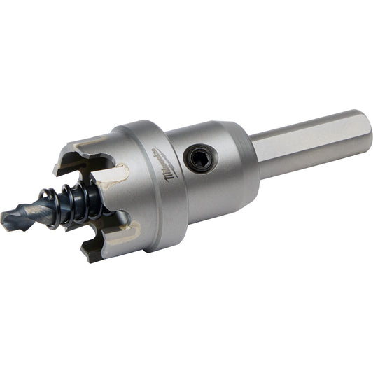 One-Piece Carbide Hole Cutters, 1", 3/16" Depth of Cut