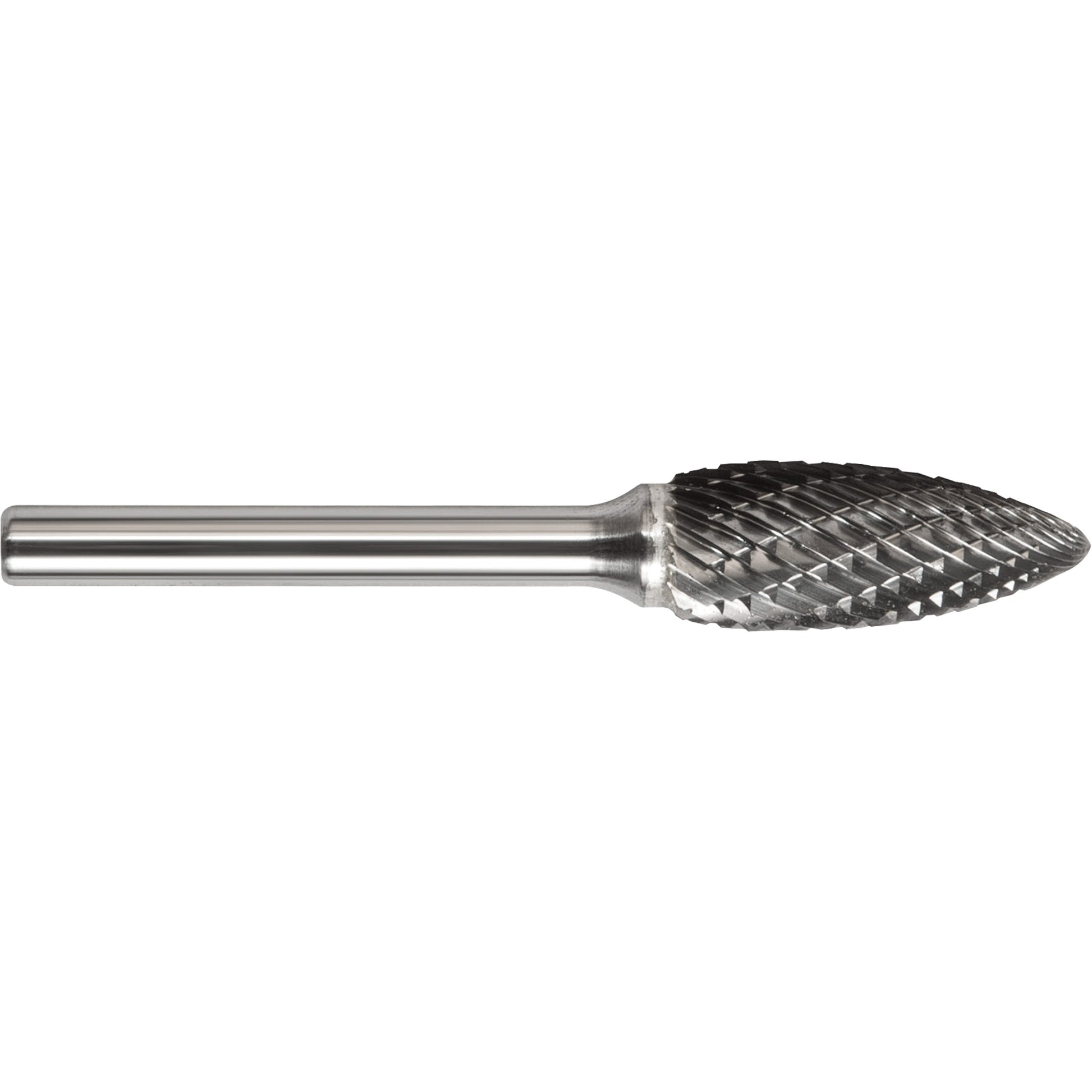 Drillco® Magnum Double Cut Solid Carbide Burr, SF-1, 1/4" Dia., 5/8" Depth of Cut