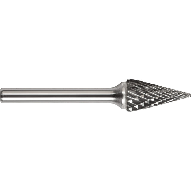 Drillco® Magnum Double Cut Solid Carbide Burr, SM-5, 1/2" Dia., 1/4" Shank, 7/8" Depth of Cut
