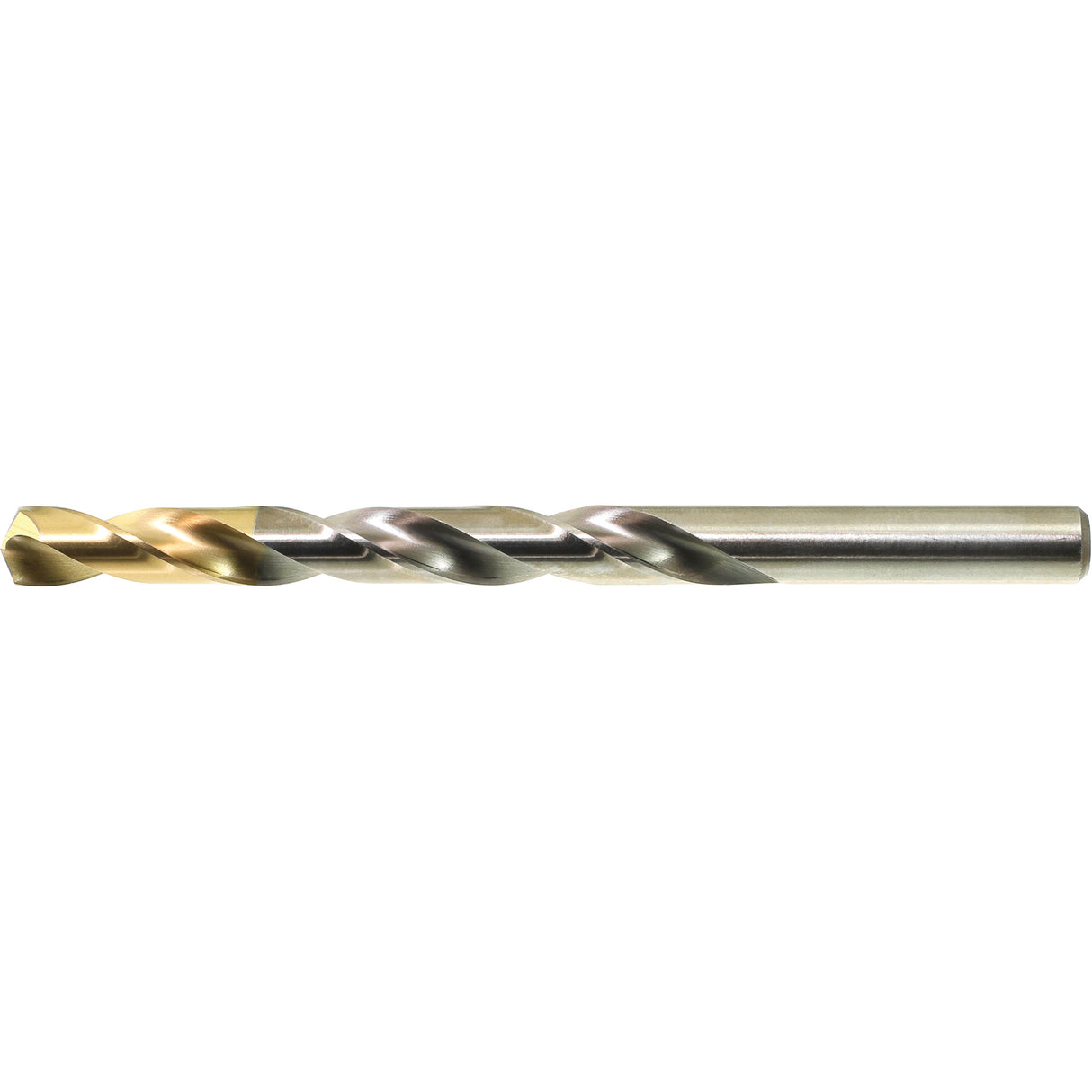 Drillco® TiN Tipped Jobber Drill Bit, High Speed Steel, 7/16", 5-1/2" L, 4-1/16" Flute, 135° Point Angle