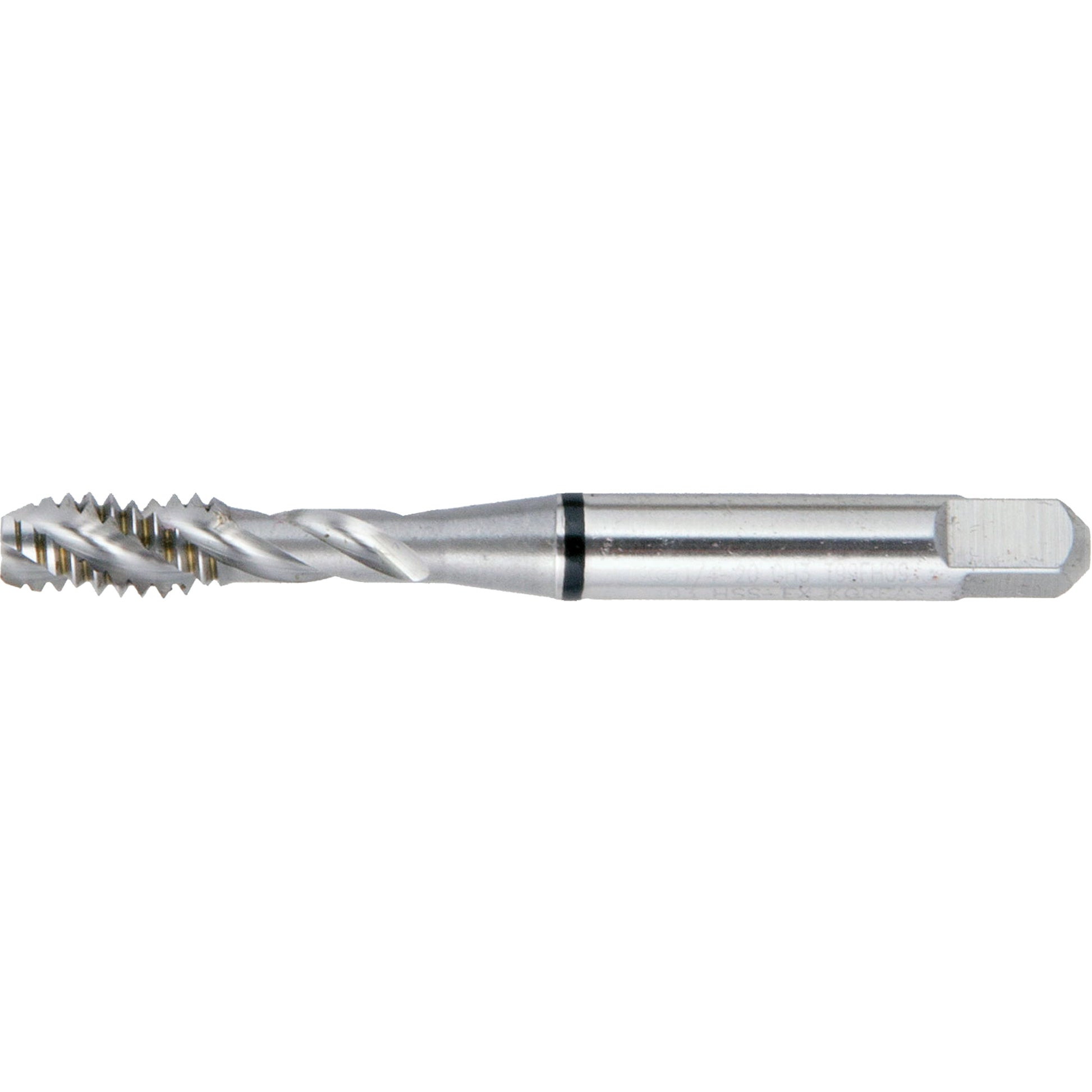 Drillco® Spiral Flute Hand Tap, High Speed Steel, 4-48 Thread