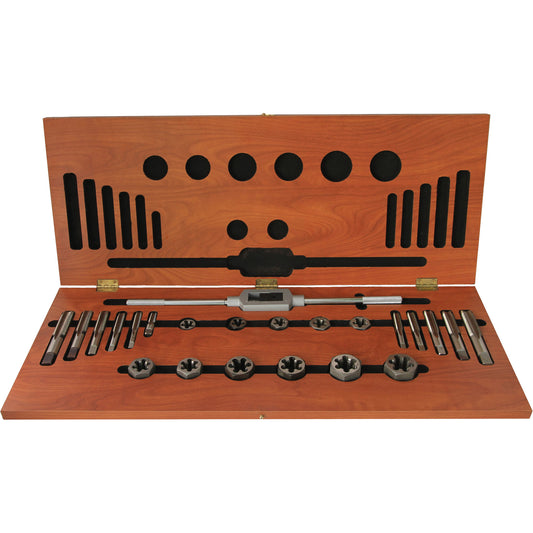 Drillco® Tap & Hex Die Set, 23 Pieces