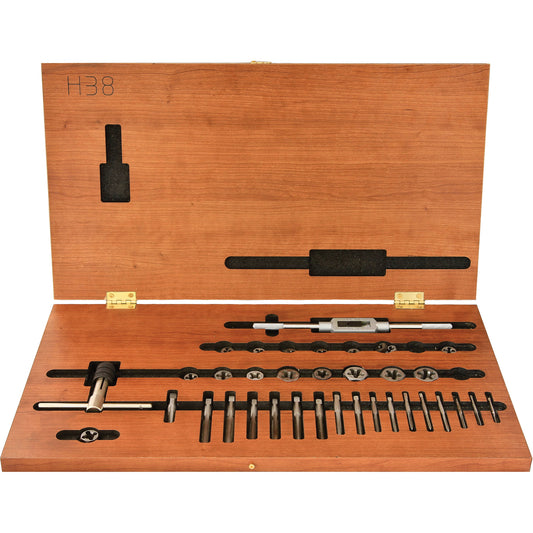 Drillco® Tap & Hex Die Set, 36 Pieces