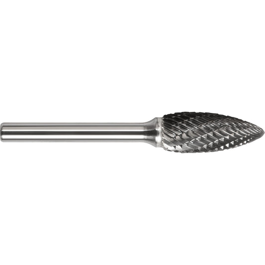 Drillco® Double Cut Flame Shaped Burr, SH-7