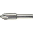 Drillco® Chatterless Countersink, 1/4", High Speed Steel, 90° Angle, 6 Flutes