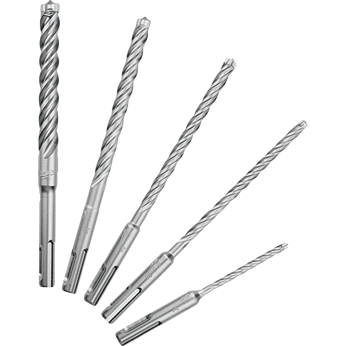 MX4™ 4-Cutter Rotary Hammer Drill Bit Kit, 5 Pieces, Carbide