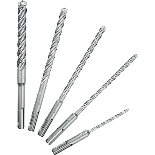 MX4™ 4-Cutter Rotary Hammer Drill Bit Kit, 5 Pieces, Carbide