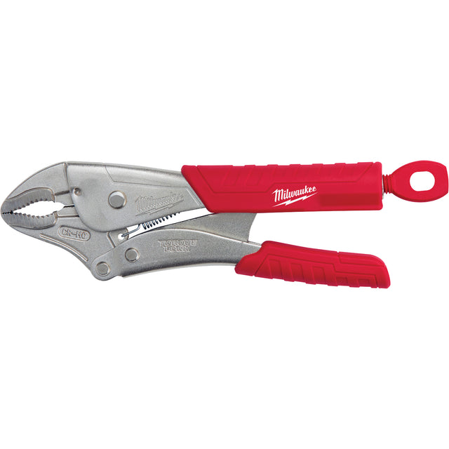 Torque Lock™ Locking Pliers with Grip, 10" Length, Curved Jaw