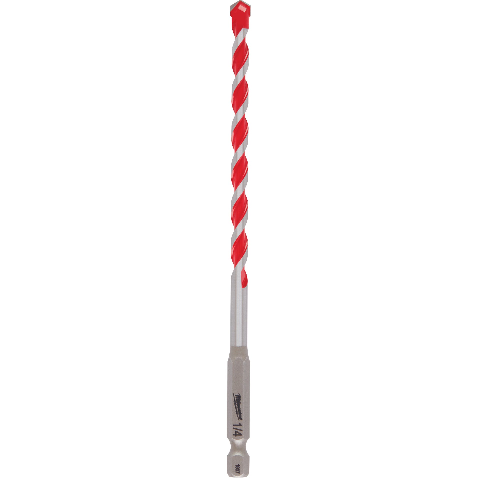 Shockwave™ Hammer Drill Bit, 1/4", Hex Shank, Carbide