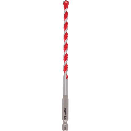 Shockwave™ Hammer Drill Bit, 1/4", Hex Shank, Carbide