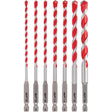 Shockwave™ Hammer Drill Bit Kit, 7 Pieces, Carbide