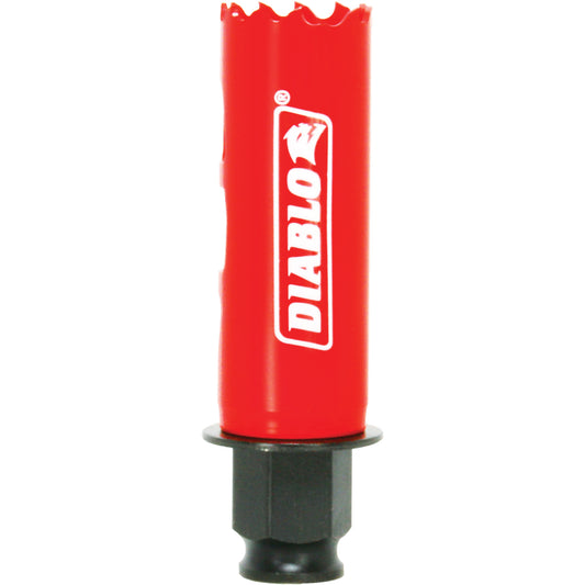 Hole Saw, 1", 2-3/8" Depth of Cut, Bi-Metal