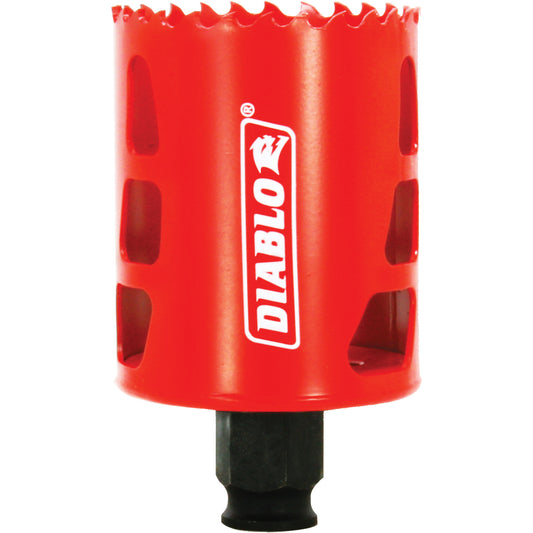 Hole Saw, 2-1/8", 2-3/8" Depth of Cut, Bi-Metal