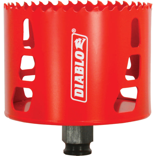 Hole Saw, 3-1/2", 2-3/8" Depth of Cut, Bi-Metal