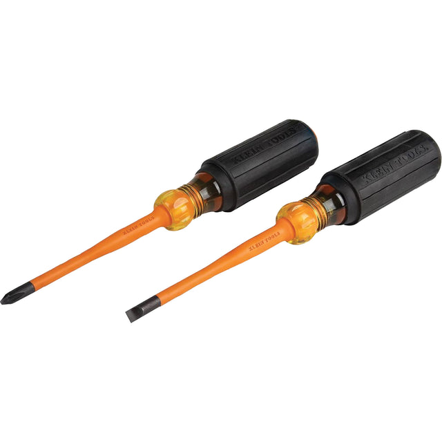 Slim-Tip Insulated Screwdriver Set, 1000 V, 2 Pcs