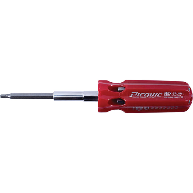 Hex-Calibre™ Metric Multi-Bit Screwdriver, Plastic Handle