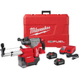 M18 Fuel™ SDS Plus Rotary Hammer with Hammervac™ Dust Extractor Kit, 18 V, 1-1/8" - 3", 800 RPM