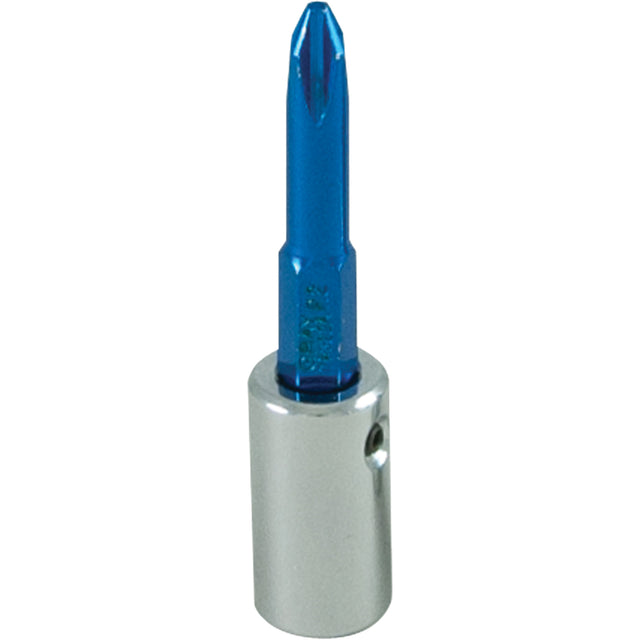Blue Tip Screwdriver Bit, Phillips, #2, 1/4" Drive