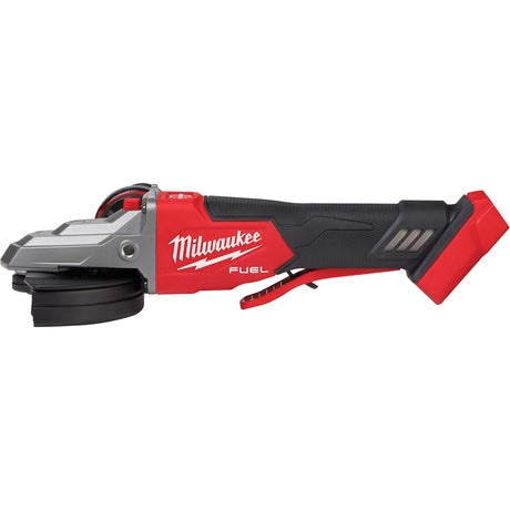 M18 Fuel™ Flathead Braking Grinder with No-Lock Paddle Switch, 18 V, 5" Chuck, Lithium-Ion