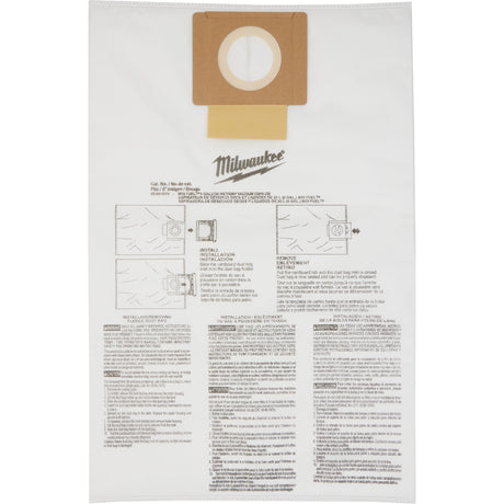 Fleece Dust Bags, 6 US Gal.