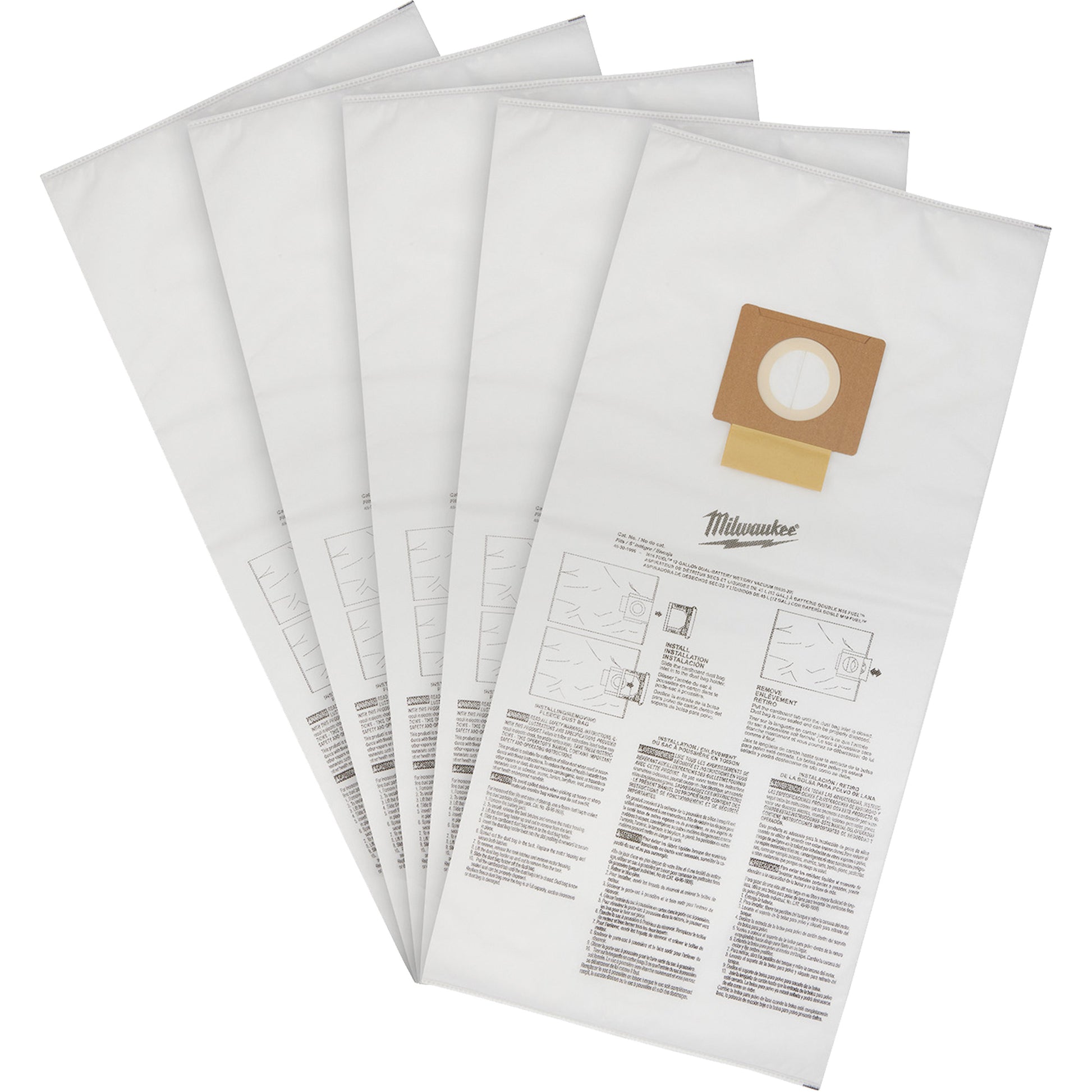 Fleece Dust Bags, 12 US gal.