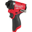 M12 Fuel™ Hex Impact Driver, 1/4", 1500 in-lbs Max. Torque, 12 V, Lithium-Ion