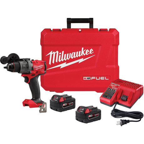 M18 Fuel™ Hammer Drill/Driver Kit, 1/2" Chuck, 18 V