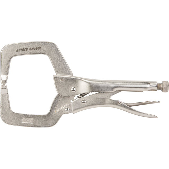 Locking Pliers, 11" Length, C-Clamp