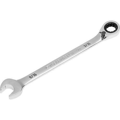 Wrench Set, 12 Point, 9/16", Chrome Finish