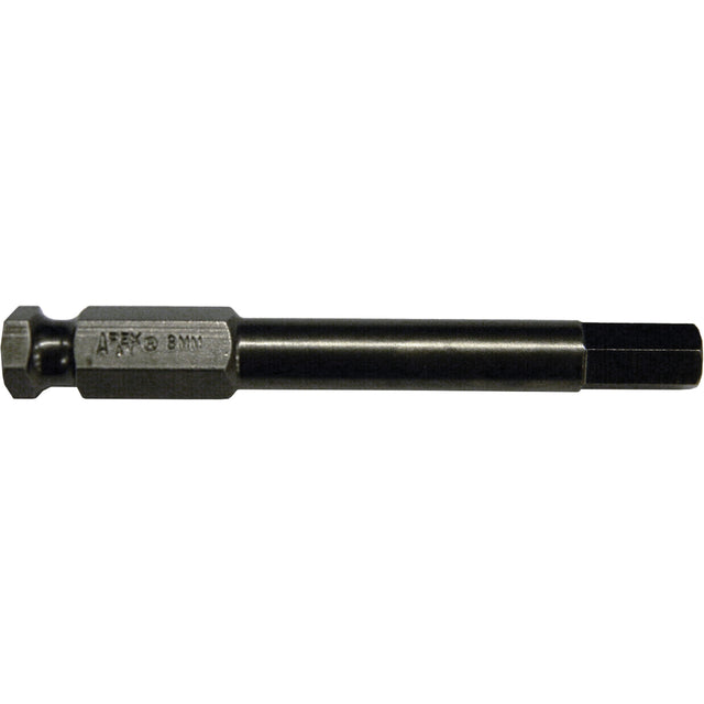 Hex Power Drive Socket Head Bit, Hex, 5 mm Tip, 7/16" Drive Size, 3-1/2" Length