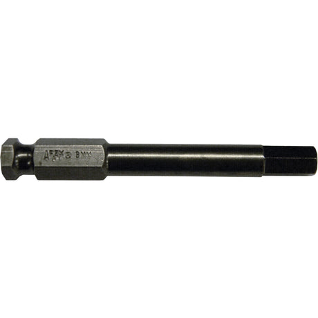 Hex Power Drive Socket Head Bit, Hex, 6 mm Tip, 7/16" Drive Size, 3-1/2" Length