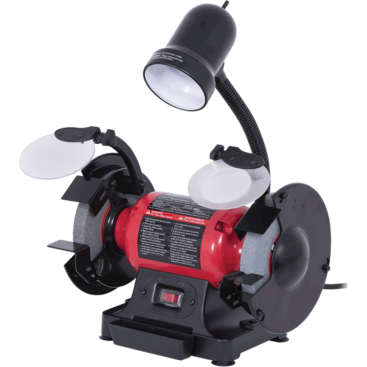 IBG-6 Bench Grinder, 6" Wheel Diameter, 1/2 HP, 3600 RPM