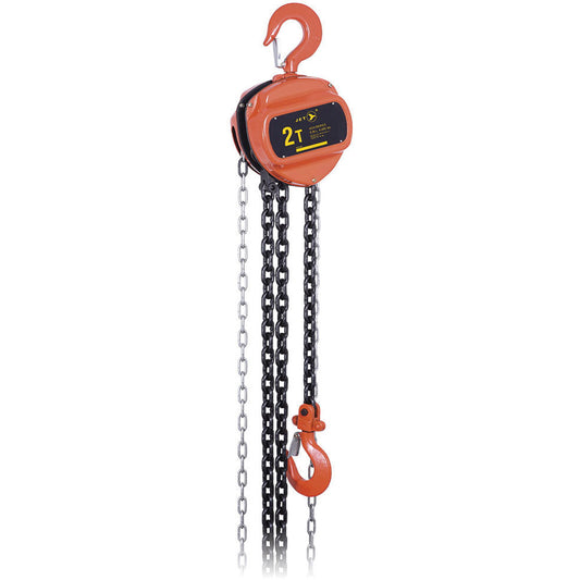 VCH Series Chain Hoist, 10' Lift, 4400 lbs. (2 tons) Capacity, Heat-Treated Alloy Steel Chain