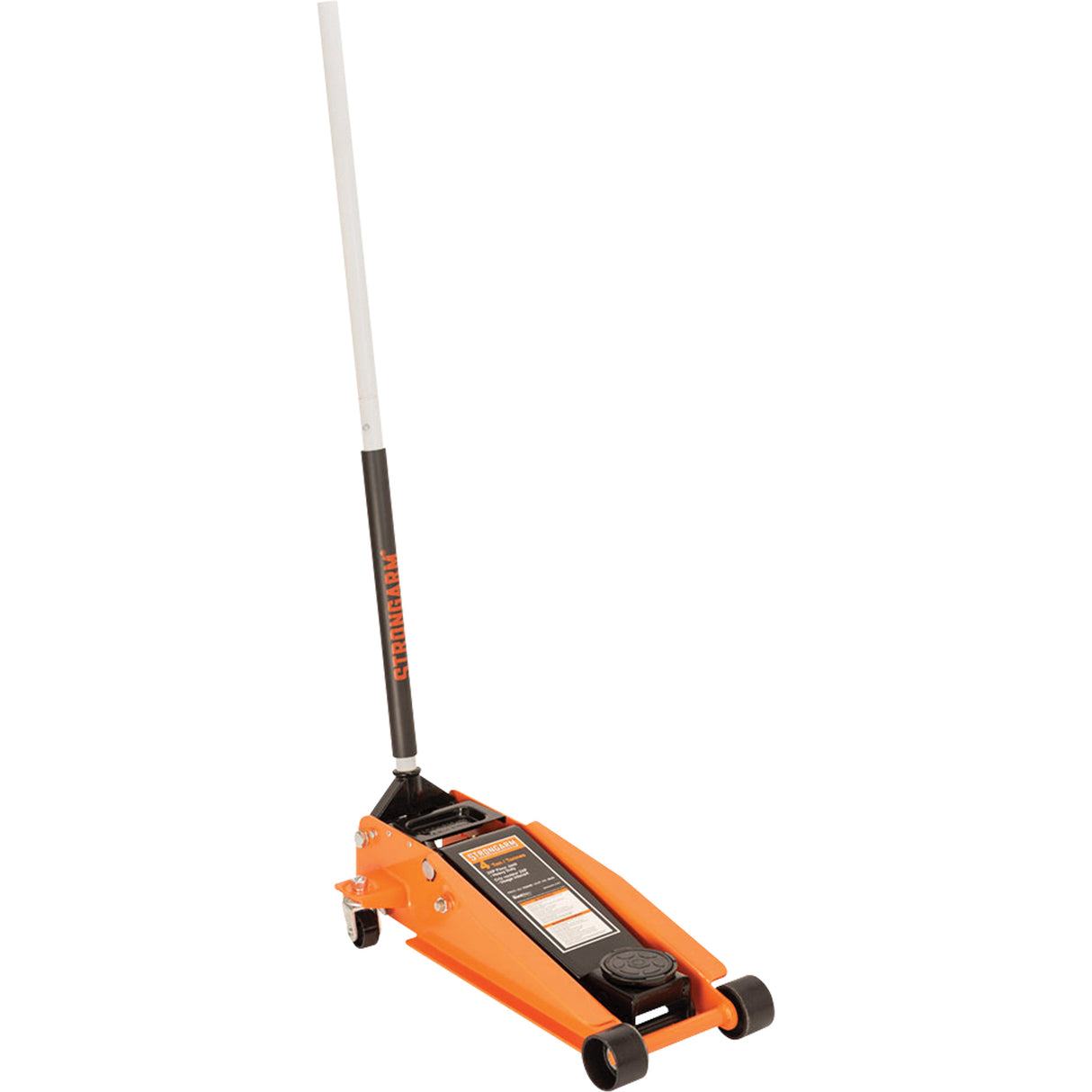 964D 2XP Floor Jack, 4 Ton(s) Capacity, 4-1/3" Lowered, 20-1/2" Raised, Manual Hydraulic