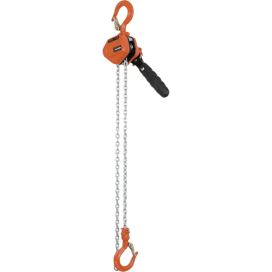 VLP-50-5 VLP Series Lever Puller, 5' Lift, 1000 lbs. (0.5 tons) Capacity, Galvanized Steel Chain