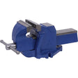 Heavy-Duty British Pattern Bench Vise, 6" Jaw Width, 3-1/2" Throat Depth